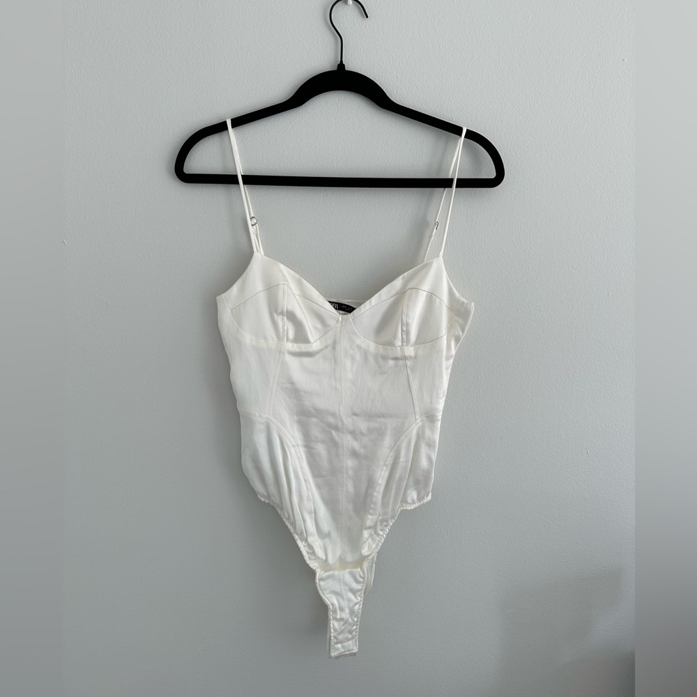 White/cream Zara Bodysuit